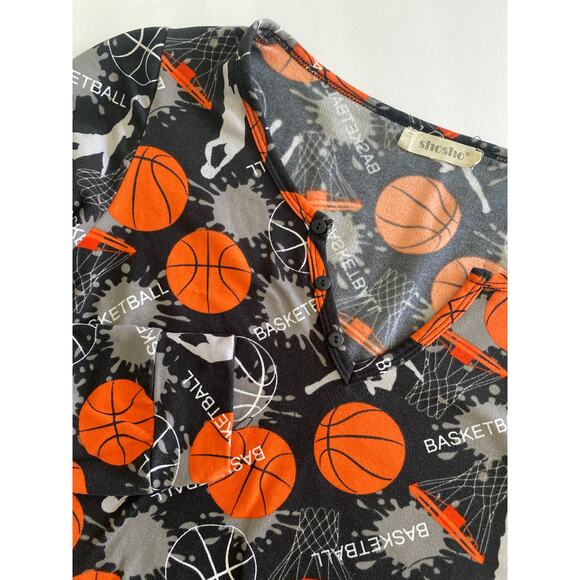 Shosho Basketball Soft Loungewear Pajama Onesie Sz M - Picture 4 of 9